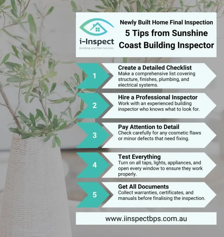 Final Inspection Guide: Expert Tips for Your New Sunshine Coast Home | Sunshine Coast Building Inspector | building inspections sunshine coast queensland